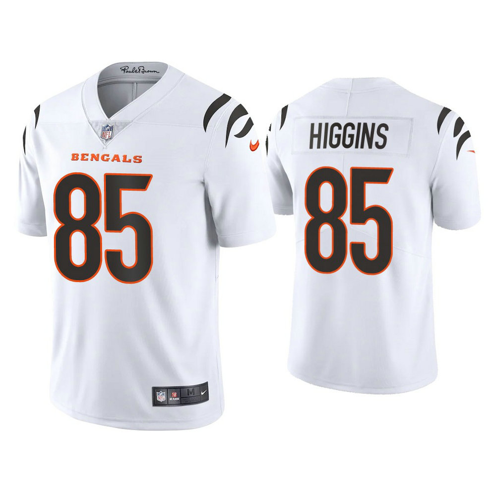 2021 Cincinnati Bengals #85 Tee Higgins White Vapor Limited Jersey