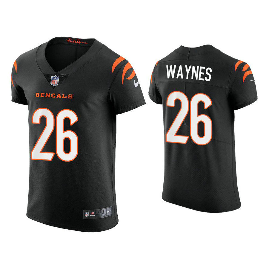 2021 Cincinnati Bengals #26 Trae Waynes Black Vapor Elite Jersey