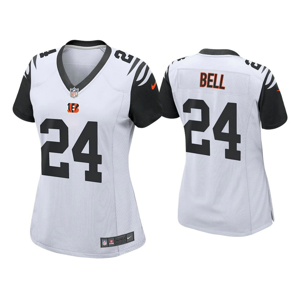 Women's 2021 Cincinnati Bengals #24 Vonn Bell Black Alternate Game Jersey