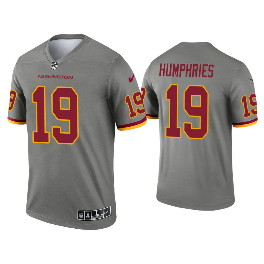 Washington Football Team #19 Adam Humphries Steel Inverted Legend Jersey
