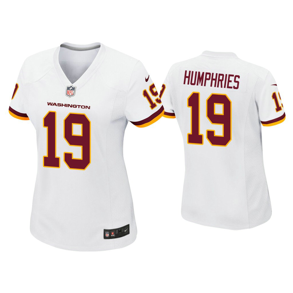 Women's Washington Football Team #19 Adam Humphries White Game Jersey