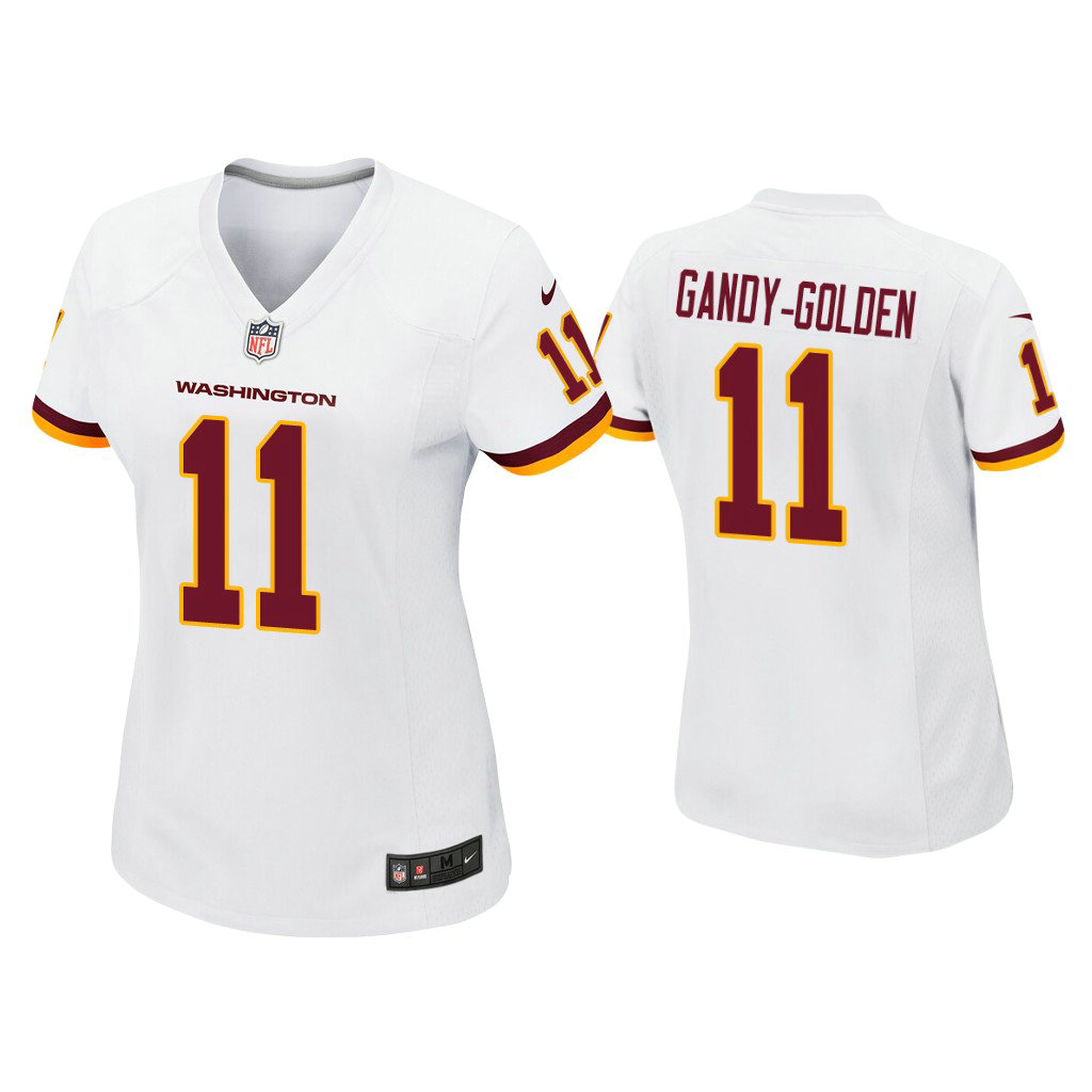 Women's Washington Football Team #11 Antonio Gandy-Golden White Game Jersey Women's Washington Football Team #11 Antonio Gandy-Golden White Game Jersey