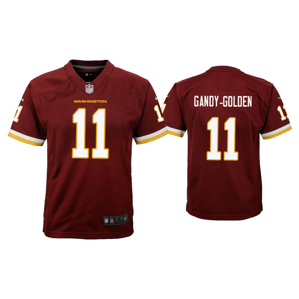 Youth Washington Football Team #11 Antonio Gandy-Golden Burgundy Game Jersey Youth Washington Football Team #11 Antonio Gandy-Golden Burgundy Game Jersey