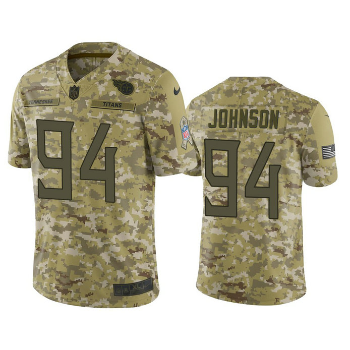 Tennessee Titans Austin Johnson #94 Camo Jersey 2018 Salute to Service Tennessee Titans Austin Johnson #94 Camo Jersey 2018 Salute to Service