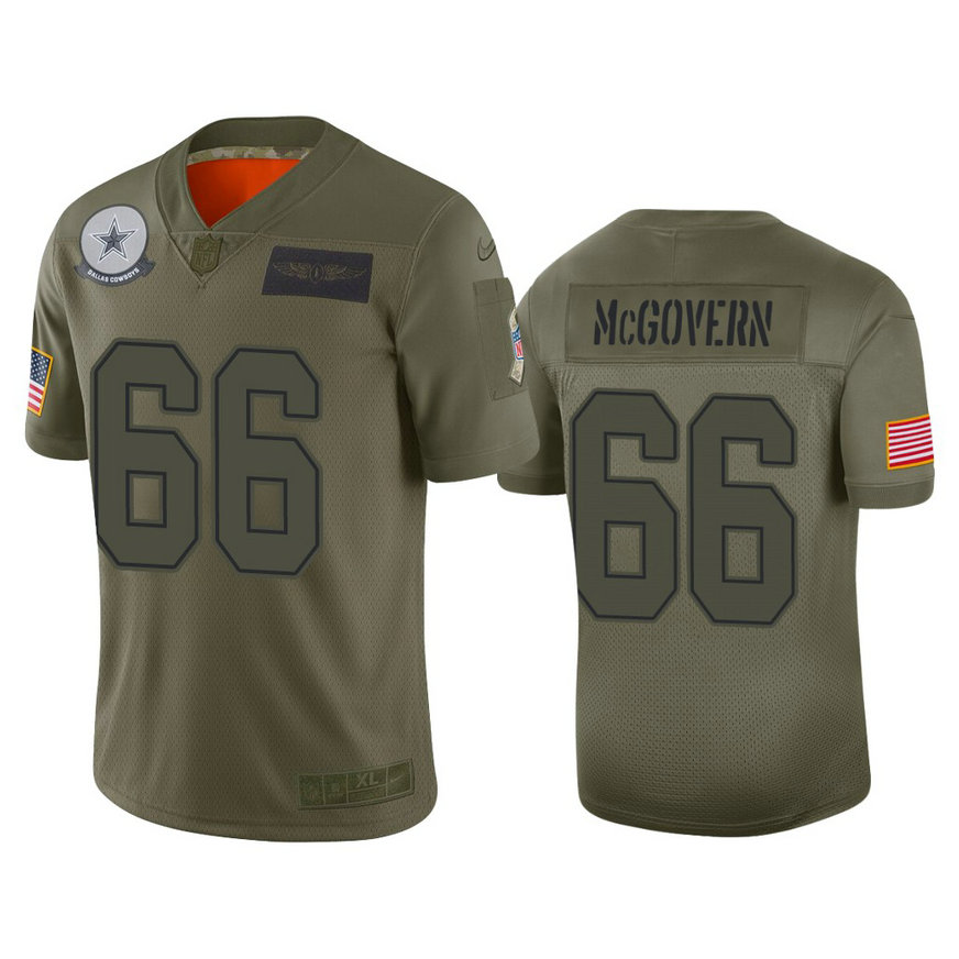 Dallas Cowboys #66 Connor McGovern Camo 2019 Salute to Service Limited Jersey Dallas Cowboys #66 Connor McGovern Camo 2019 Salute to Service Limited Jersey