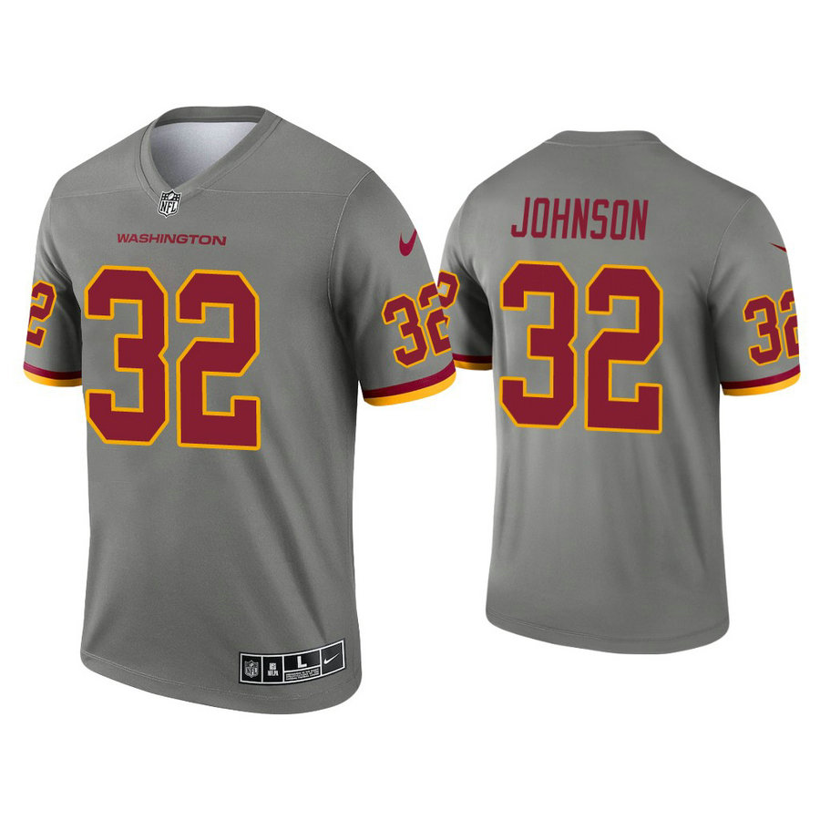 Washington Football Team #32 Danny Johnson Steel Inverted Legend Jersey