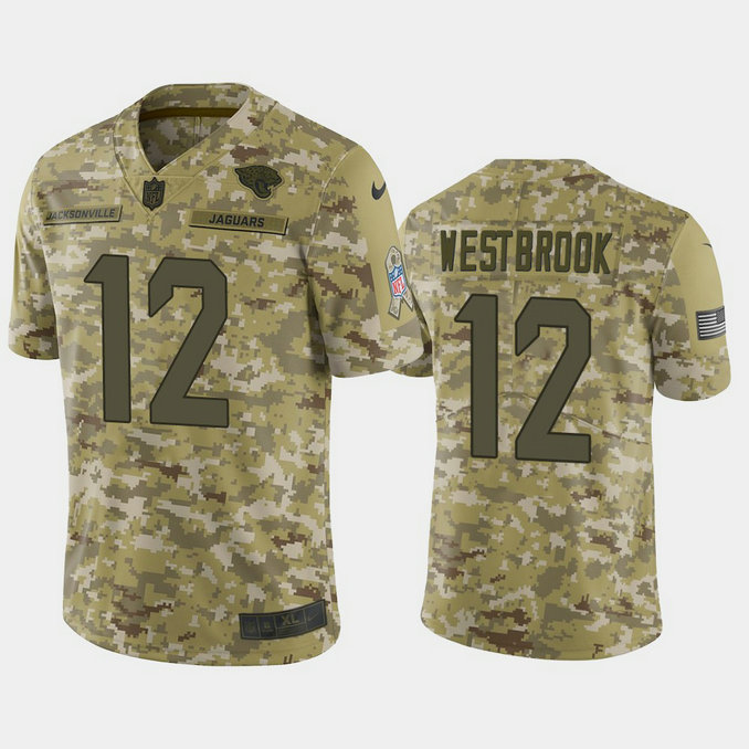 Jacksonville Jaguars Dede Westbrook #12 2018 Salute to Service Limited Camo Jersey