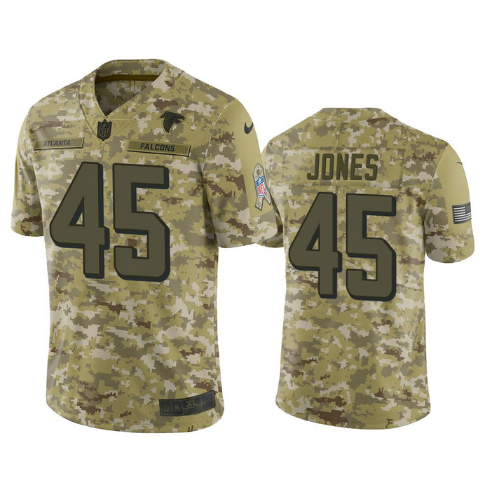 Atlanta Falcons Deion Jones #45 2018 Salute to Service Limited Camo Jersey Atlanta Falcons Deion Jones #45 2018 Salute to Service Limited Camo Jersey