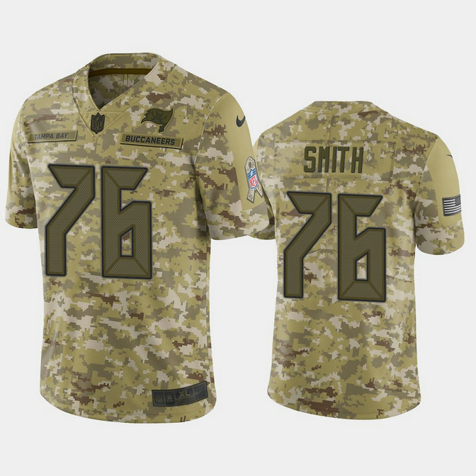 Tampa Bay Buccaneers Donovan Smith #76 Camo Jersey 2018 Salute to Service Tampa Bay Buccaneers Donovan Smith #76 Camo Jersey 2018 Salute to Service