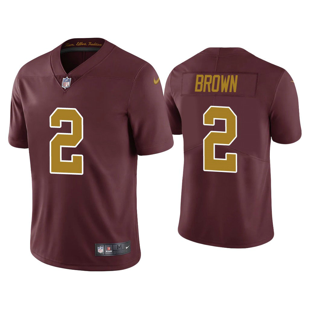 Washington Football Team #2 Dyami Brown Burgundy Vapor Limited Jersey