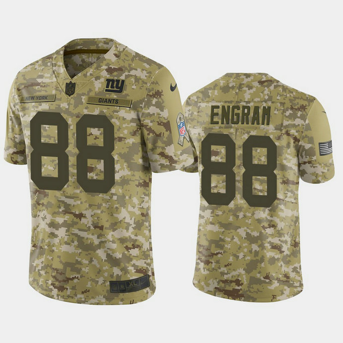New York Giants Evan Engram #88 2018 Salute to Service Limited Camo Jersey