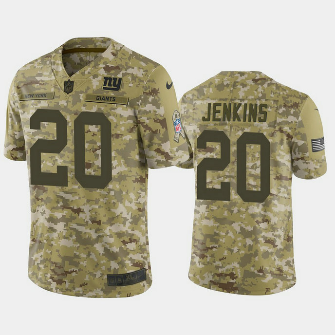 New York Giants Janoris Jenkins #20 2018 Salute to Service Limited Camo Jersey New York Giants Janoris Jenkins #20 2018 Salute to Service Limited Camo Jersey