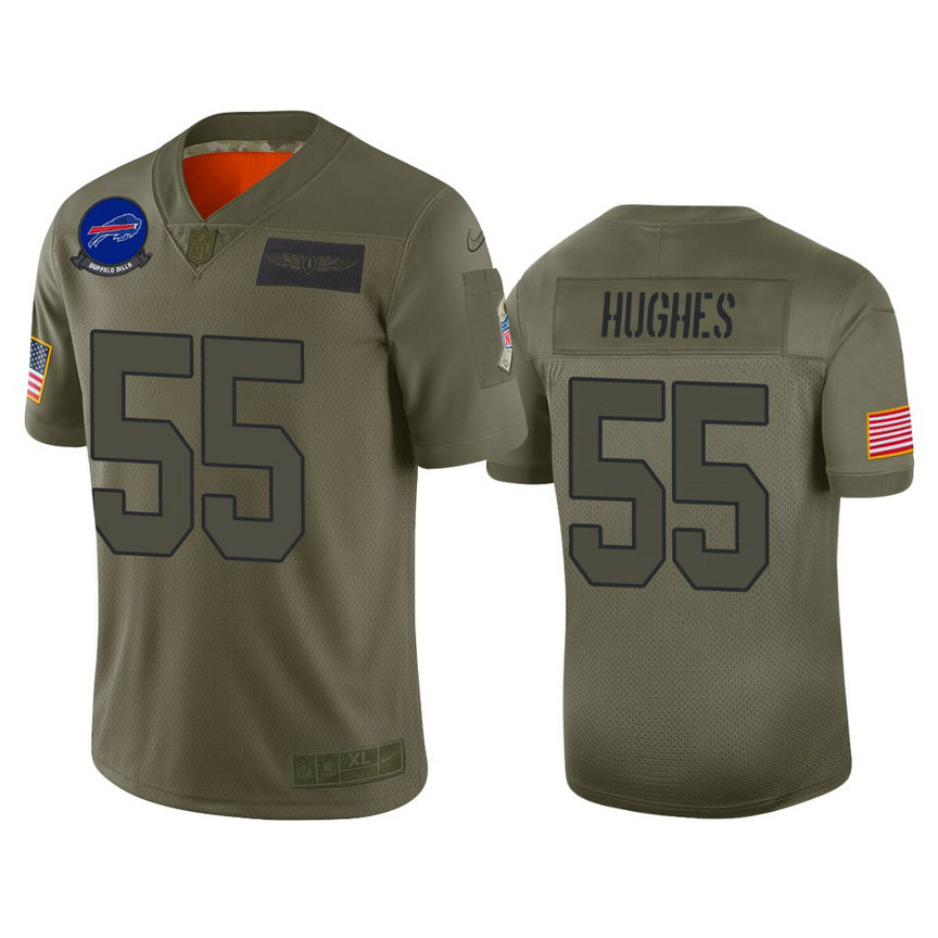 Buffalo Bills #55 Jerry Hughes Camo 2019 Salute to Service Limited Jersey Buffalo Bills #55 Jerry Hughes Camo 2019 Salute to Service Limited Jersey