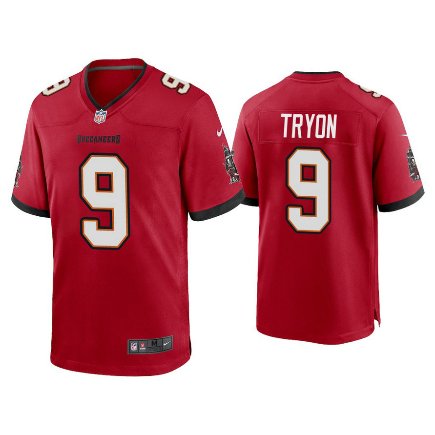 Tampa Bay Buccaneers #9 Joe Tryon Red 2021 NFL Draft Game Jersey Tampa Bay Buccaneers #9 Joe Tryon Red 2021 NFL Draft Game Jersey