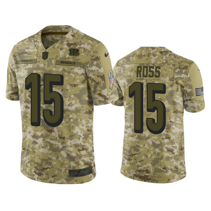 Cincinnati Bengals John Ross #15 Camo Jersey 2018 Salute to Service Cincinnati Bengals John Ross #15 Camo Jersey 2018 Salute to Service