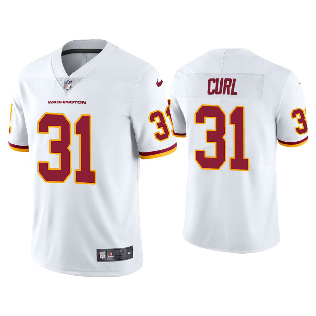 Washington Football Team #31 Kamren Curl White Vapor Limited Jersey Washington Football Team #31 Kamren Curl White Vapor Limited Jersey