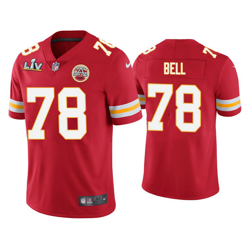 2021 Kansas City Chiefs #78 Bobby Bell Red Super Bowl LIV Red Vapor Limited Jersey