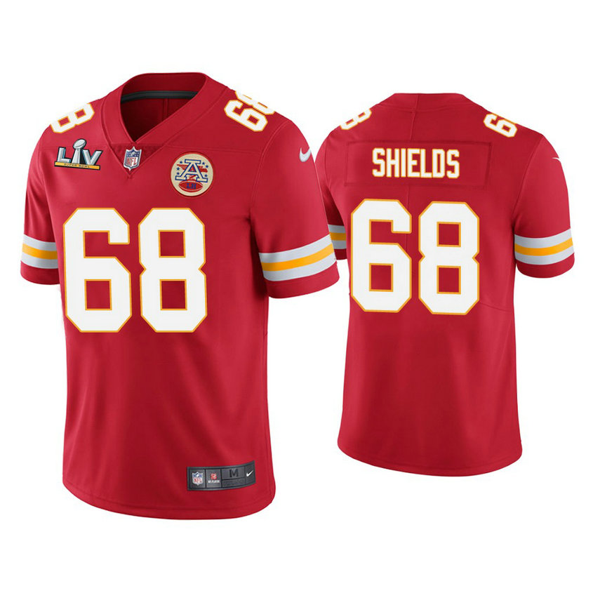 2021 Kansas City Chiefs #68 Will Shields Red Super Bowl LIV Red Vapor Limited Jersey 2021 Kansas City Chiefs #68 Will Shields Red Super Bowl LIV Red Vapor Limited Jersey