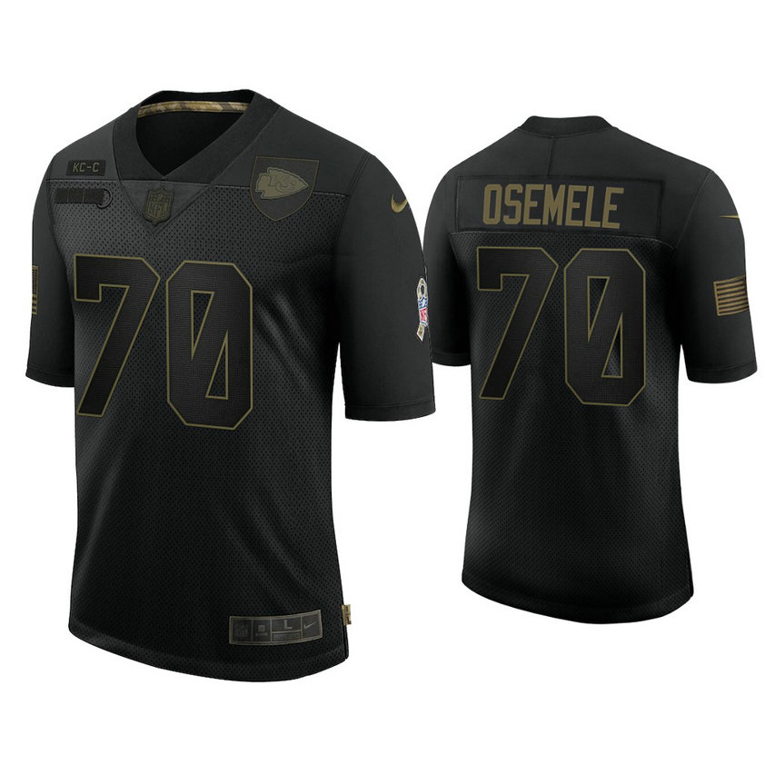 Kansas City Chiefs #70 Kelechi Osemele Black 2020 Salute to Service Limited Jersey Kansas City Chiefs #70 Kelechi Osemele Black 2020 Salute to Service Limited Jersey
