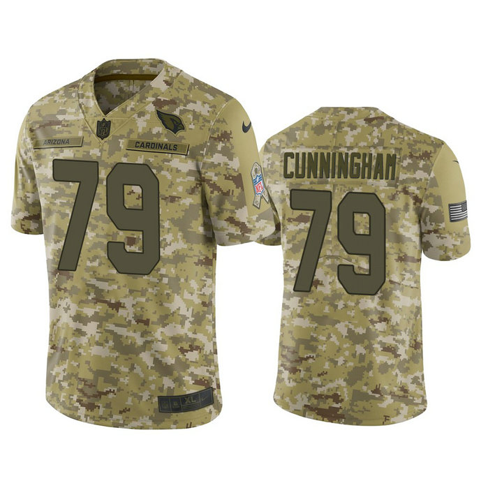 Arizona Cardinals Korey Cunningham #79 Camo Jersey 2018 Salute to Service