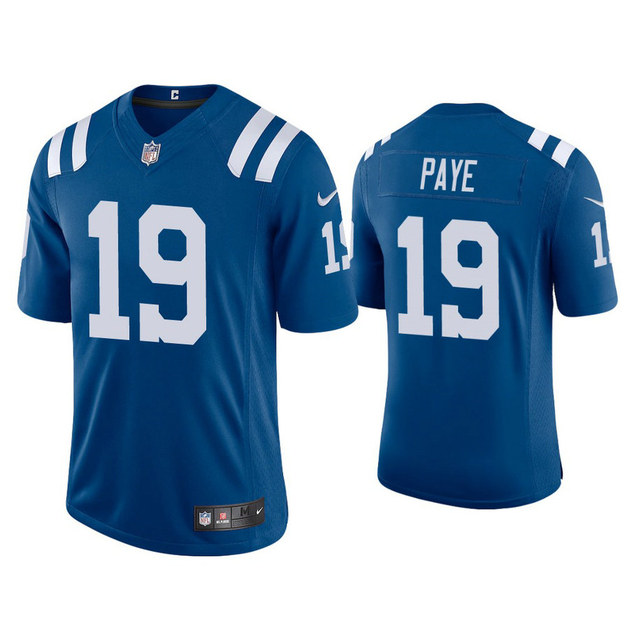 Indianapolis Colts #19 Kwity Paye Royal 2021 NFL Draft Vapor Limited Jersey