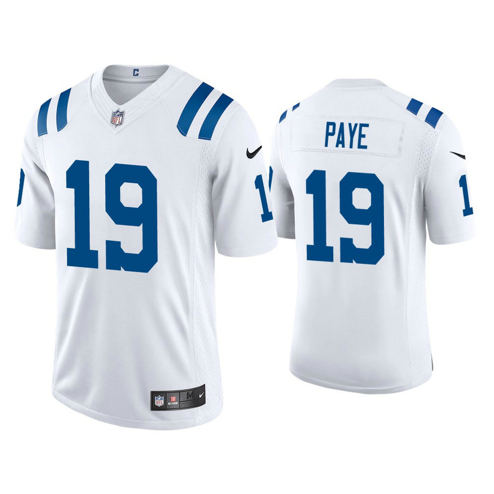 Indianapolis Colts #19 Kwity Paye White 2021 NFL Draft Vapor Limited Jersey