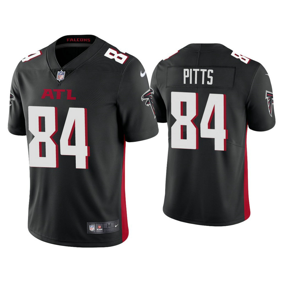 Atlanta Falcons #84 Kyle Pitts Black 2021 NFL Draft Vapor Limited Jersey Atlanta Falcons #84 Kyle Pitts Black 2021 NFL Draft Vapor Limited Jersey