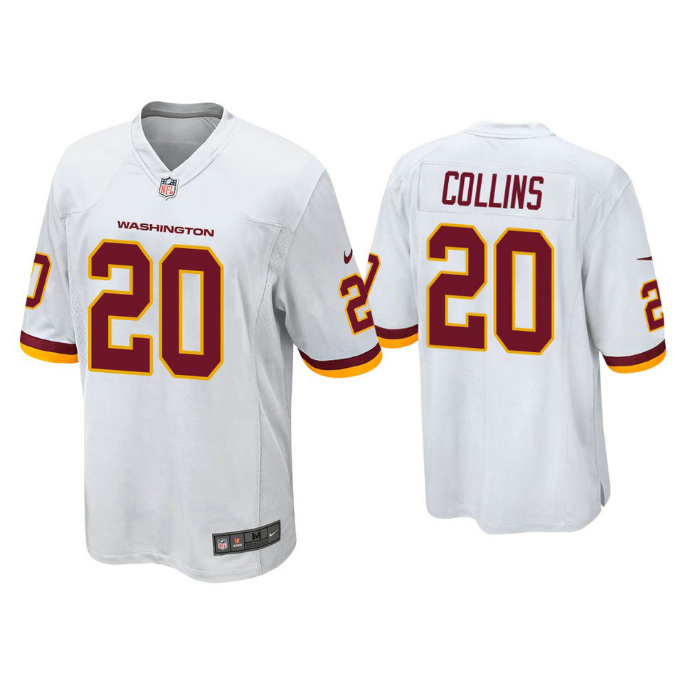 Washington Football Team #20 Landon Collins White Game Jersey Washington Football Team #20 Landon Collins White Game Jersey