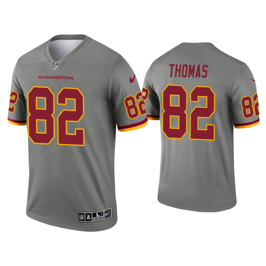 Washington Football Team #82 Logan Thomas Steel Inverted Legend Jersey Washington Football Team #82 Logan Thomas Steel Inverted Legend Jersey