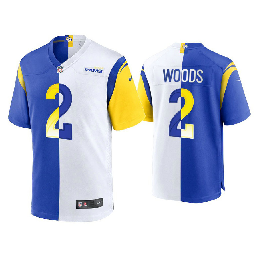 2021 Los Angeles Rams #2 Robert Woods Royal White Game Jersey 2021 Los Angeles Rams #2 Robert Woods Royal White Game Jersey