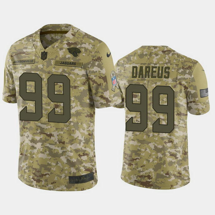 Jacksonville Jaguars Marcell Dareus #99 Camo Jersey 2018 Salute to Service