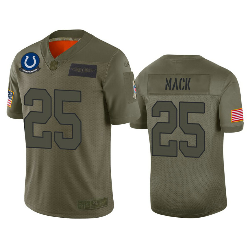 Indianapolis Colts #25 Marlon Mack Camo 2019 Salute to Service Limited Jersey Indianapolis Colts #25 Marlon Mack Camo 2019 Salute to Service Limited Jersey