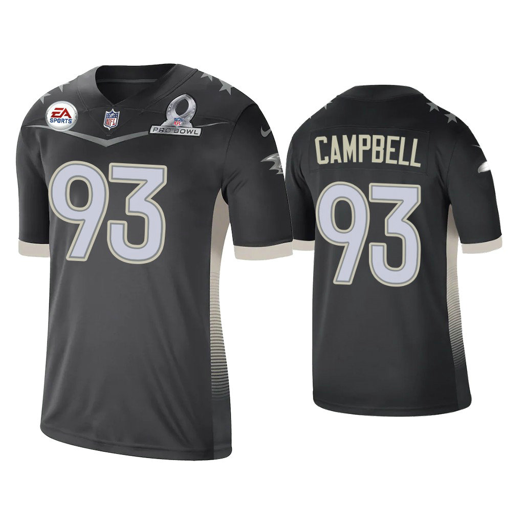 Baltimore Ravens #93 Calais Campbell 2021 AFC Pro Bowl Game Anthracite Jersey Baltimore Ravens #93 Calais Campbell 2021 AFC Pro Bowl Game Anthracite Jersey