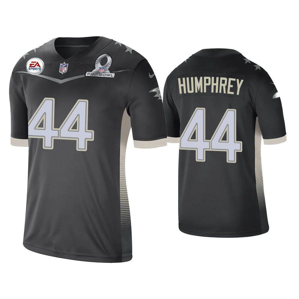 Baltimore Ravens #44 Marlon Humphrey 2021 AFC Pro Bowl Game Anthracite Jersey
