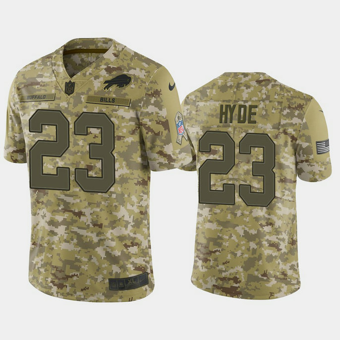 Buffalo Bills Micah Hyde #23 2018 Salute to Service Limited Camo Jersey