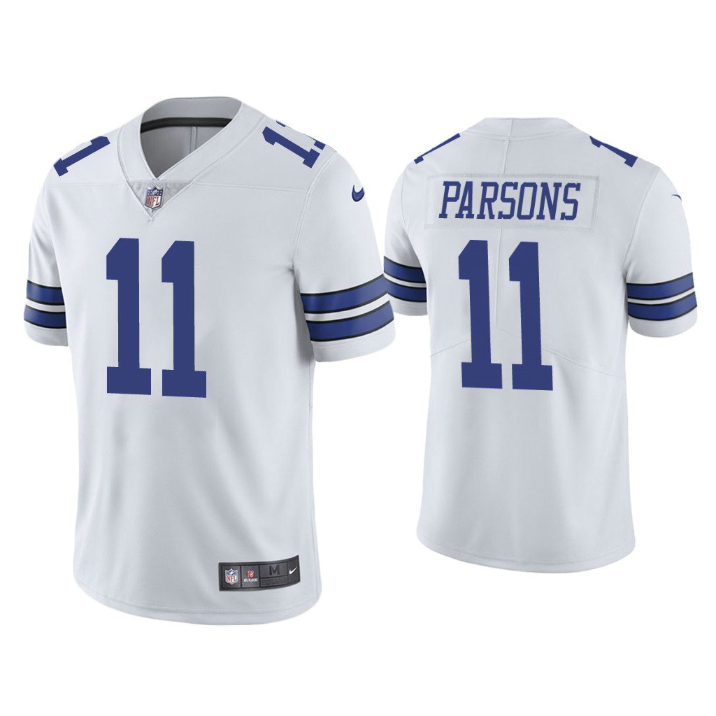 Dallas Cowboys #11 Micah Parsons White 2021 NFL Draft Vapor Limited Jersey