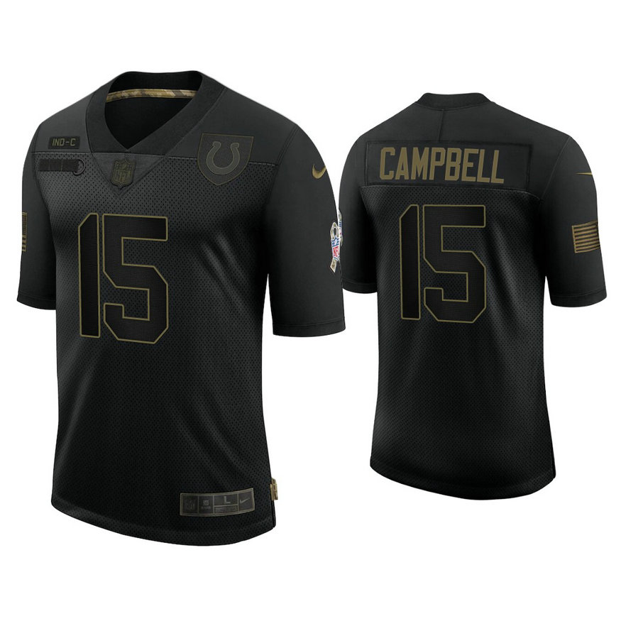 Indianapolis Colts #15 Parris Campbell Black 2020 Salute to Service Limited Jersey Indianapolis Colts #15 Parris Campbell Black 2020 Salute to Service Limited Jersey
