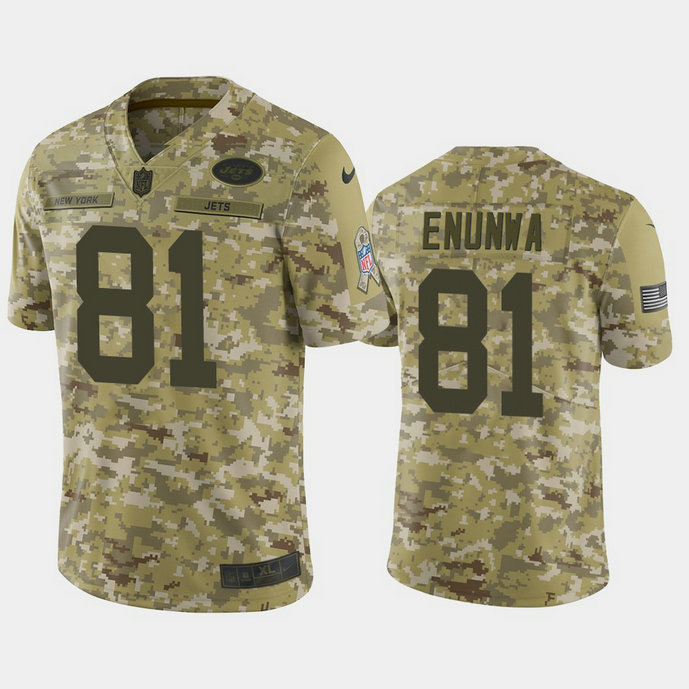 New York Jets Quincy Enunwa #81 2018 Salute to Service Limited Camo Jersey New York Jets Quincy Enunwa #81 2018 Salute to Service Limited Camo Jersey