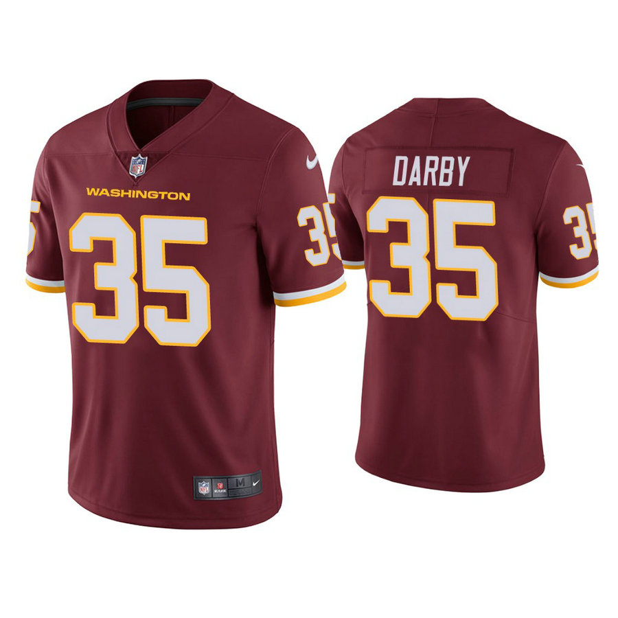 Washington Football Team #35 Ronald Darby Burgundy Vapor Limited Jersey