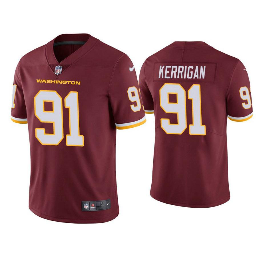 Washington Football Team #91 Ryan Kerrigan Burgundy Vapor Limited Jersey Washington Football Team #91 Ryan Kerrigan Burgundy Vapor Limited Jersey