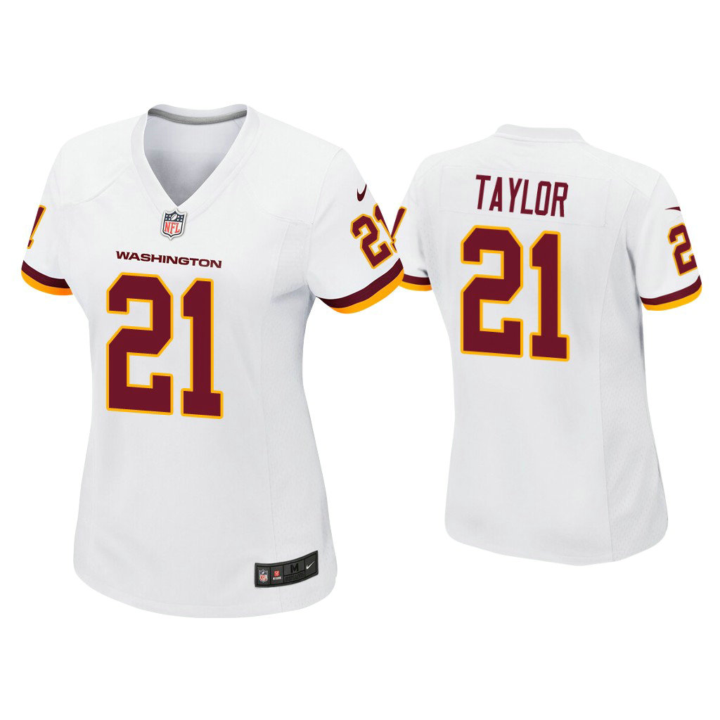 Women's Washington Football Team #21 Sean Taylor White Game Jersey Women's Washington Football Team #21 Sean Taylor White Game Jersey