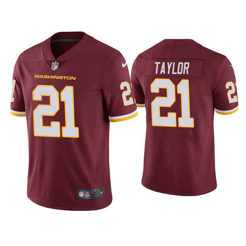 Washington Football Team #21 Sean Taylor Burgundy Vapor Limited Jersey Washington Football Team #21 Sean Taylor Burgundy Vapor Limited Jersey