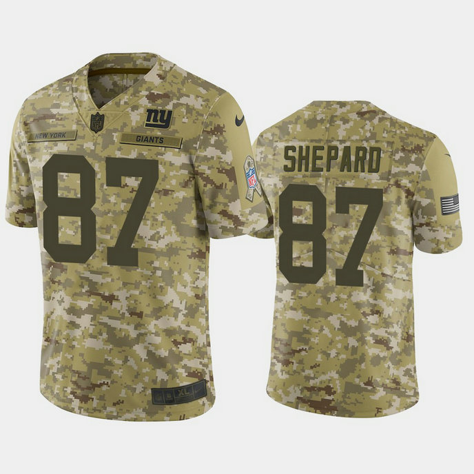 New York Giants Sterling Shepard #87 2018 Salute to Service Limited Camo Jersey New York Giants Sterling Shepard #87 2018 Salute to Service Limited Camo Jersey