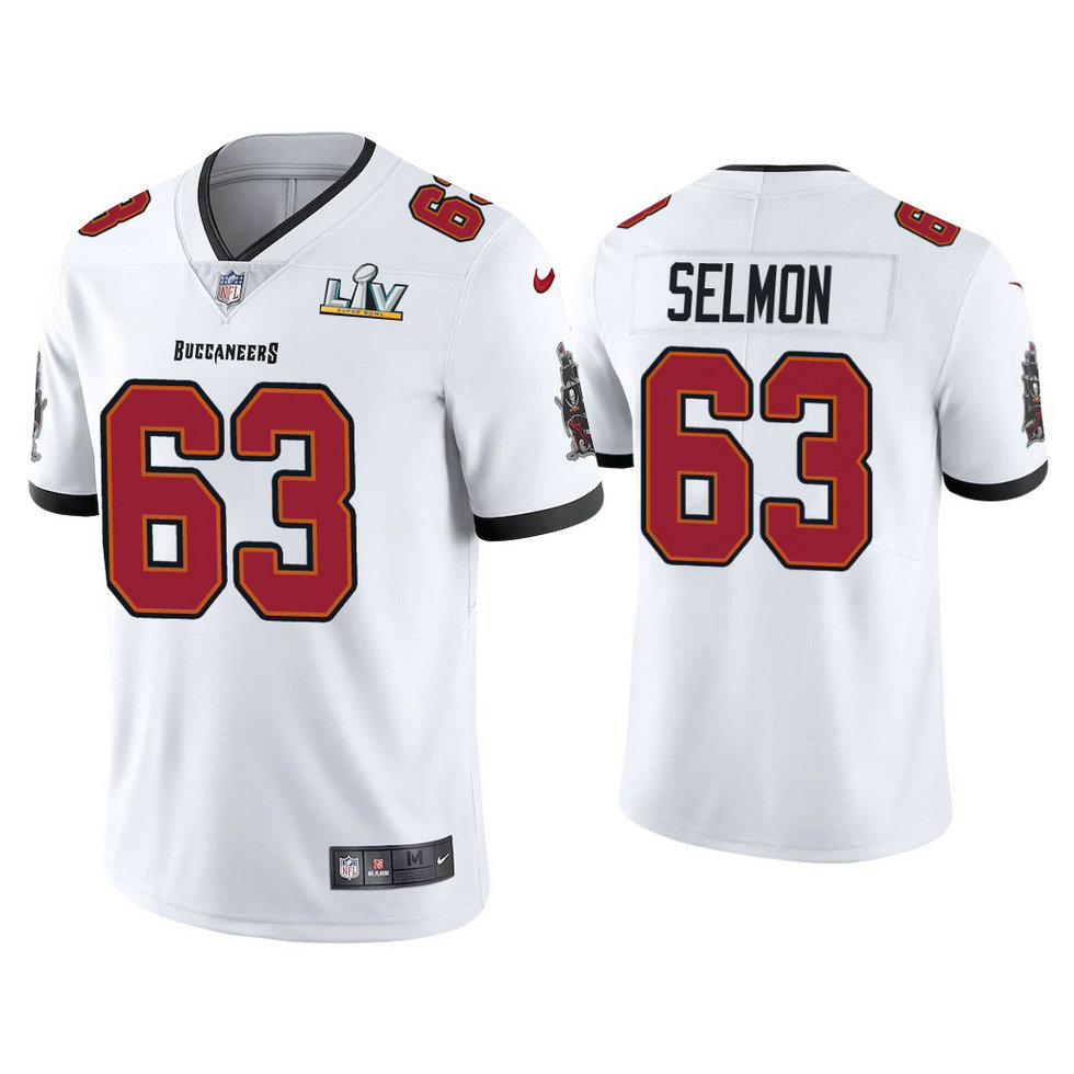 2021 Tampa Bay Buccaneers #63 Lee Roy Selmon White Super Bowl LIV White Vapor Limited Jersey 2021 Tampa Bay Buccaneers #63 Lee Roy Selmon White Super Bowl LIV White Vapor Limited Jersey