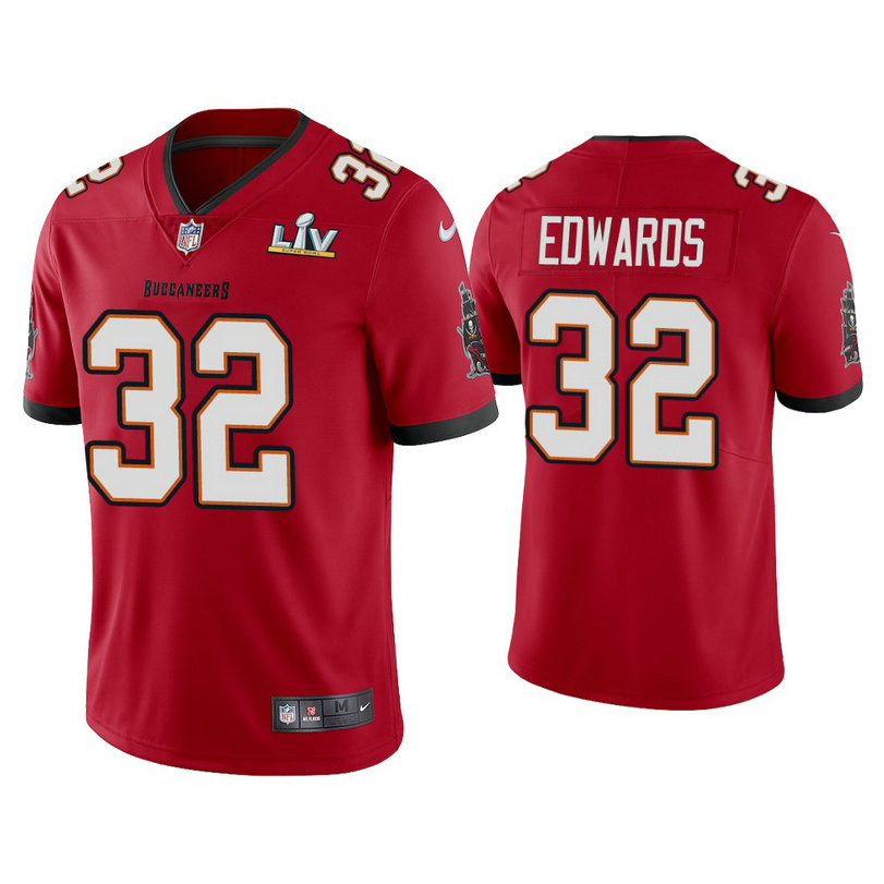 2021 Tampa Bay Buccaneers #32 Mike Edwards Red Super Bowl LIV Red Vapor Limited Jersey 2021 Tampa Bay Buccaneers #32 Mike Edwards Red Super Bowl LIV Red Vapor Limited Jersey