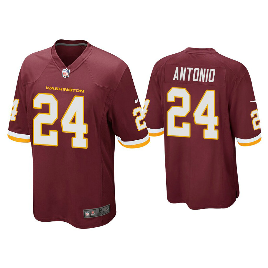 Washington Football Team #24 Team Antonio Burgundy Game Jersey Washington Football Team #24 Team Antonio Burgundy Game Jersey