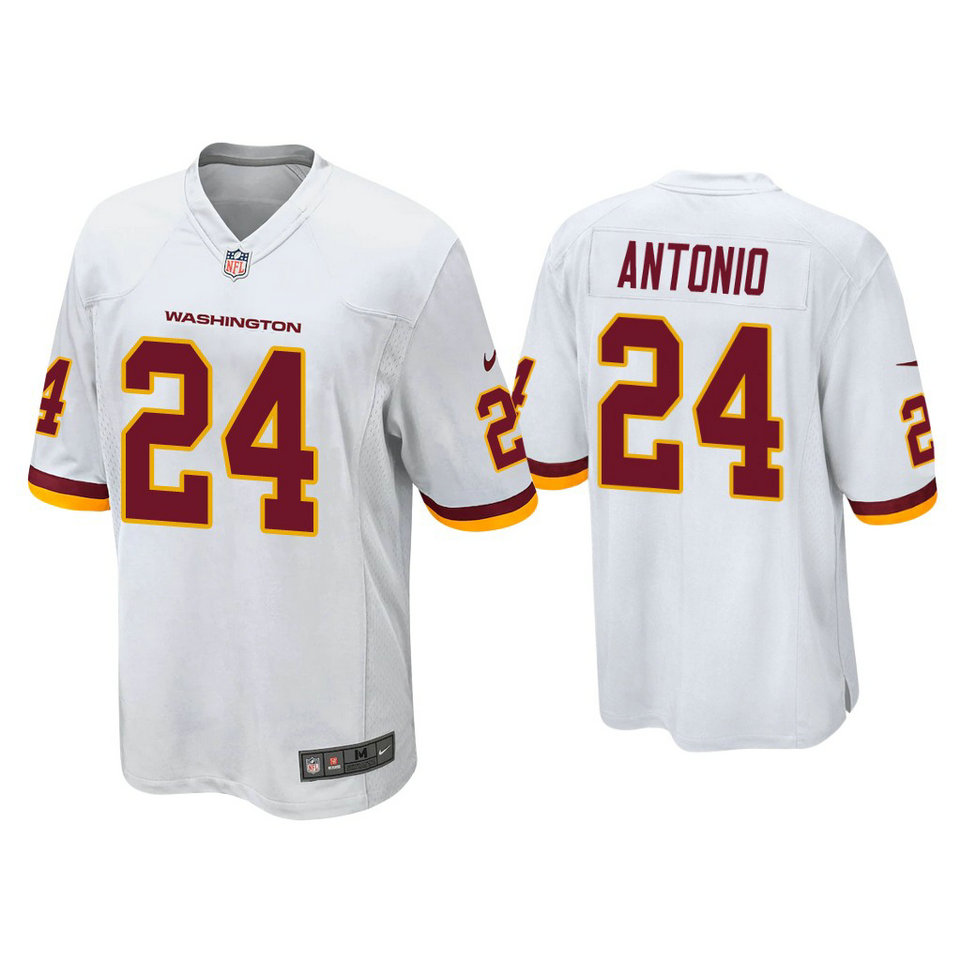 Washington Football Team #24 Team Antonio White Game Jersey Washington Football Team #24 Team Antonio White Game Jersey