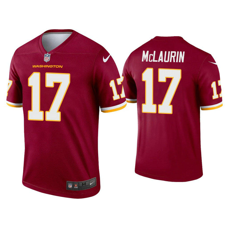 Washington Football Team #17 Terry McLaurin Burgundy Jersey