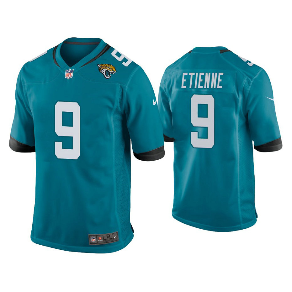 Jacksonville Jaguars #9 Travis Etienne Teal 2021 NFL Draft Game Jersey Jacksonville Jaguars #9 Travis Etienne Teal 2021 NFL Draft Game Jersey