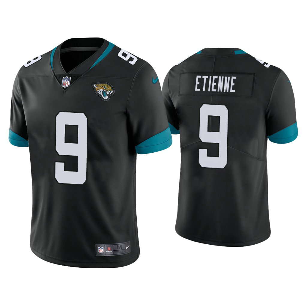 Jacksonville Jaguars #9 Travis Etienne Black 2021 NFL Draft Vapor Limited Jersey Jacksonville Jaguars #9 Travis Etienne Black 2021 NFL Draft Vapor Limited Jersey